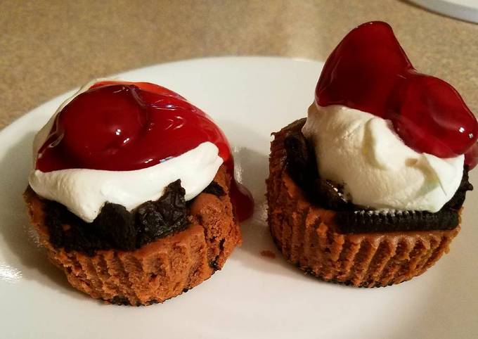 Black Forest Cheesecake Cupcakes