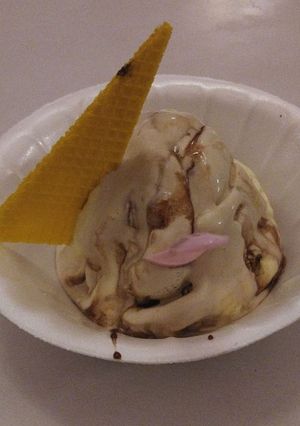 A picture of Heaven with ice-cream.