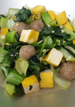 Foto resep Pokcoy tahu baso