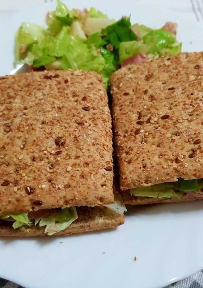 Una foto de Sándwiches vegetales