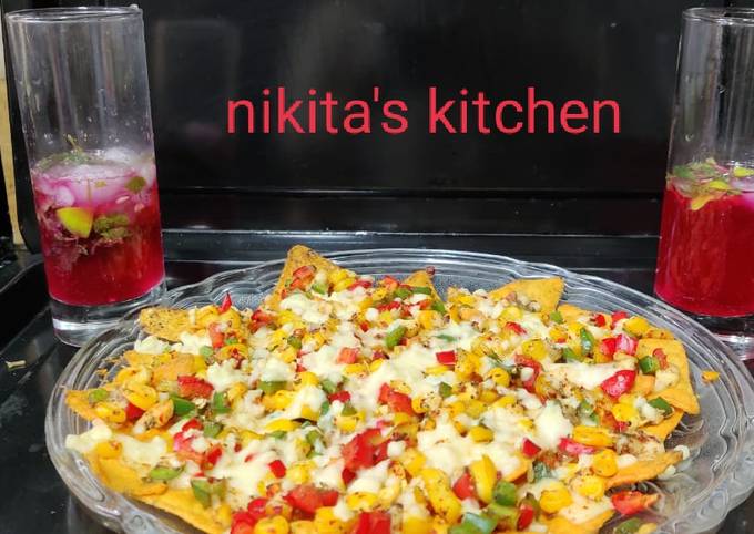 Cheese Vegetables Nachos