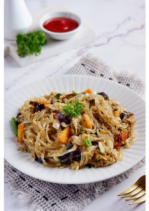 Foto resep Mie Shirataki Goreng (no msg)