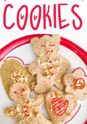 Una foto de Galletas de avena con nuez / oatmeal walnut cookies