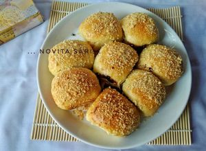 Foto resep Roti manis crumble cheese tanpa telur