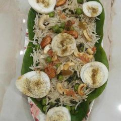 A picture of Boiled Egg Biryani.