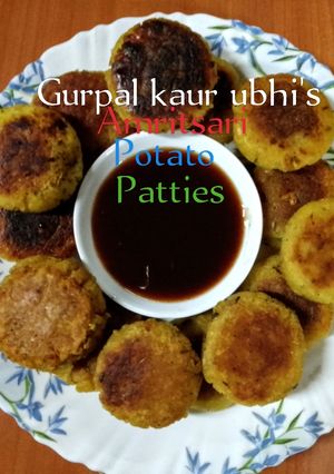 A picture of Amritsar potato patties 🥔.