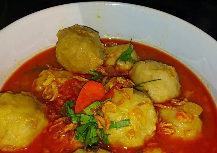 Resep: Bakso kuah pedas Wajib Dicoba