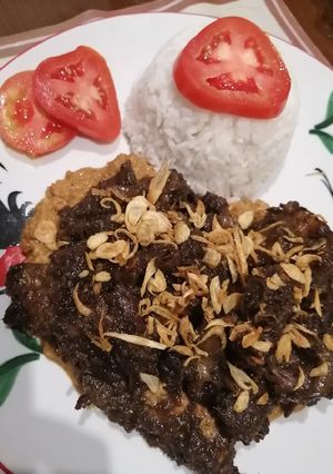 Foto resep Conro bakar bumbu kacang ala makasar