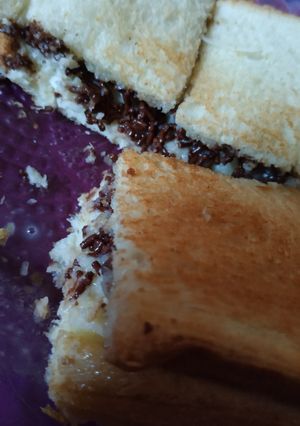 Foto resep Roti Bakar Coklat Keju Susu Tumpahan (Teplon)