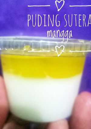 Foto resep Puding cup sutera mangga jualan