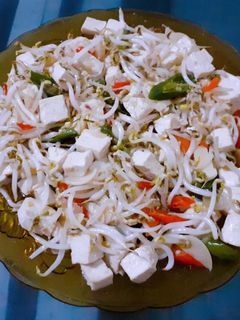 Foto resep Tumis toge dan tahu