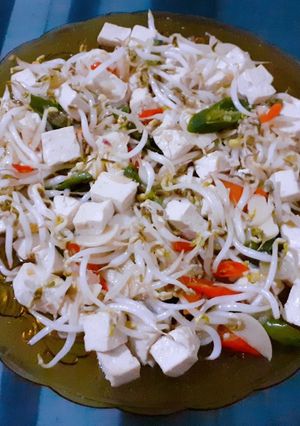 Foto resep Tumis toge dan tahu