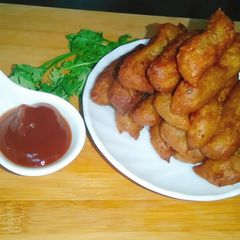 A picture of Potato churros.