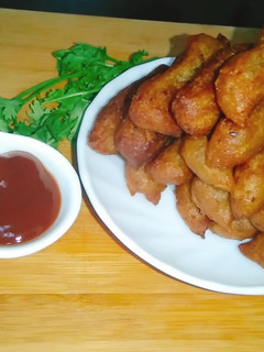 A picture of Potato churros.