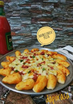 Foto resep Double cheese pizza