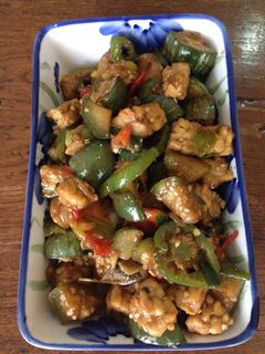 Foto resep Oseng tempe terong