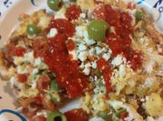A picture of feta and bacon