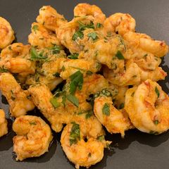 A picture of Shrimp with Cumin, Lime, and Ginger.