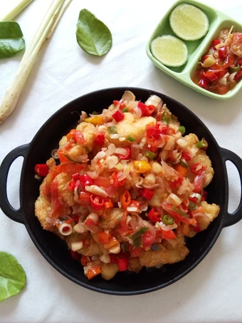 Langkah Mudah untuk Membikin Resep  60. Dori Crispy Sambal Matah yang Enak, Bikin Ketagihan