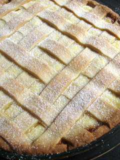 A picture of Ricotta & Jam Tart.