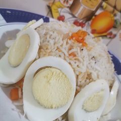 A picture of Egg veg  fried rice.