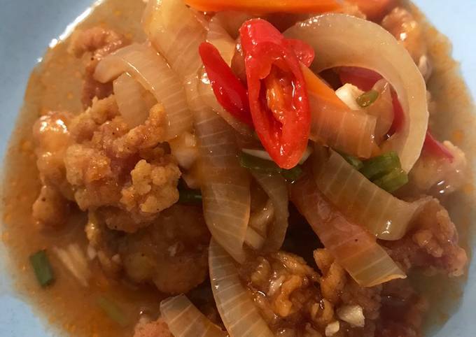 Resep Ayam Asam Manis Anti Gagal
