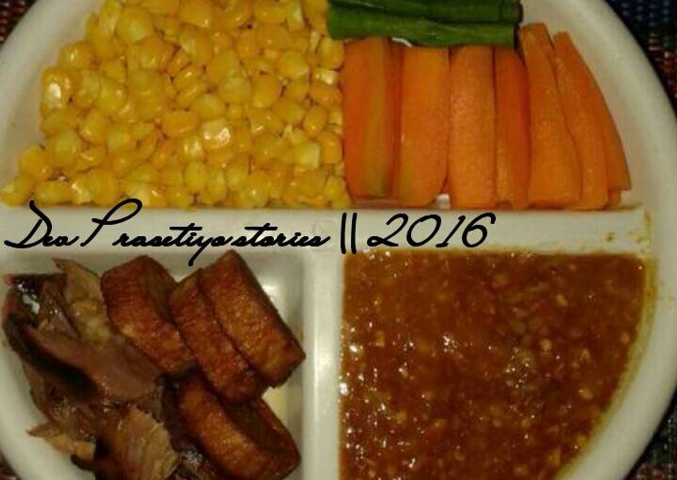 Ayam Panggang feat Bistik Ikan Tuna ala Steak