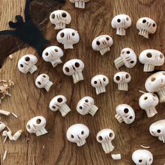 A picture of Mushroom skulls.