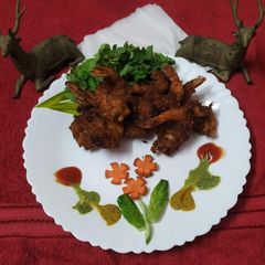 Panko fried prawn butterfly A picture of Panko fried prawn butterfly.