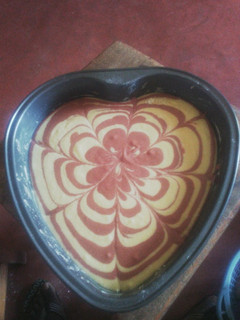 A picture of Zebra cake.