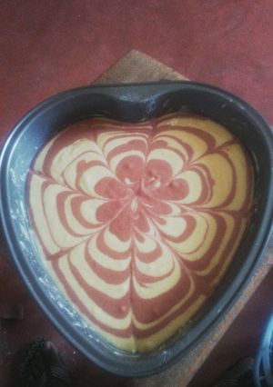 A picture of Zebra cake.
