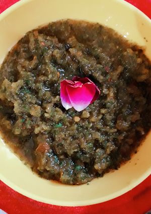 A picture of Coriander chutney.