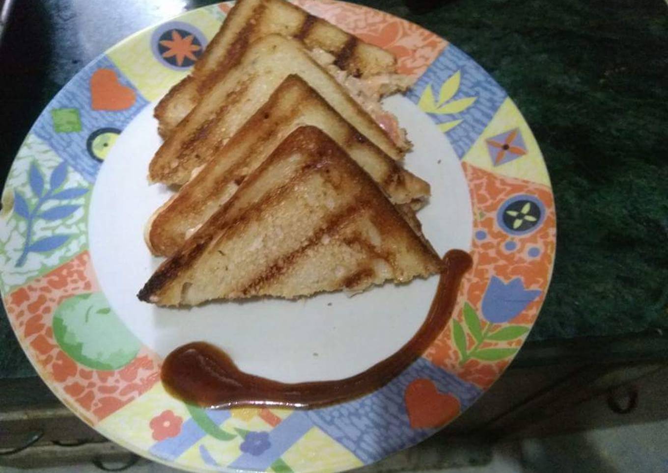 Paneer grill sandwich