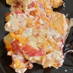 A picture of Cheddar Bacon Ranch Potatoes.