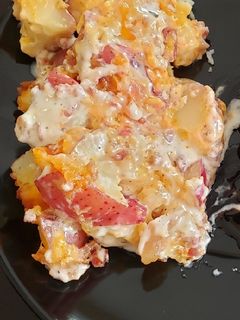 A picture of Cheddar Bacon Ranch Potatoes.