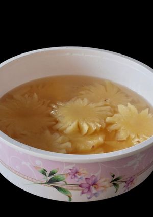 A picture of STEWED PINEAPPLE 🍍 RINGS.