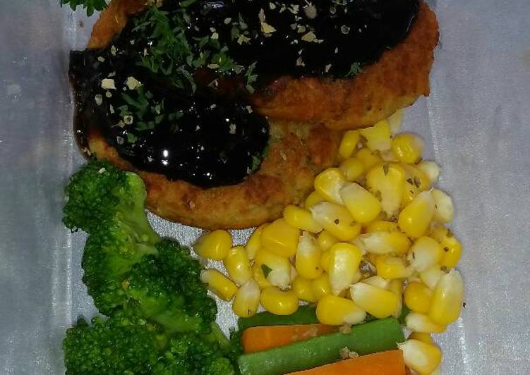 Resep masakan Steak Tempe Saos Lada Hitam | Cara Buat Steak Tempe Saos Lada Hitam Yang Bikin Ngiler