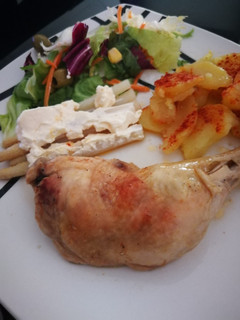 Una foto de Pollo en microondas