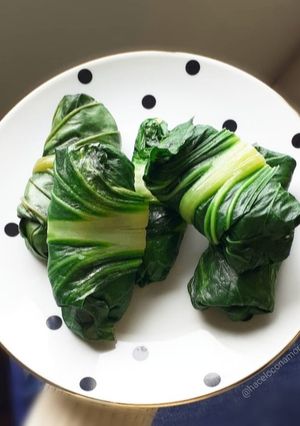 Una foto de Rollitos de acelga