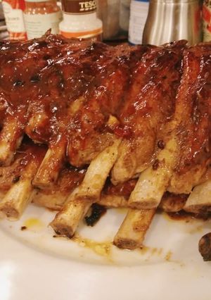 รูปของ ซี่โครงหมูย่างซอสบาร์บีคิว
