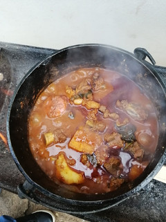 A picture of Potjie Mutton Curry.