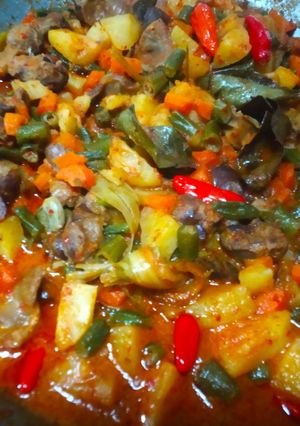Foto resep Sambal Ati Ampela santan