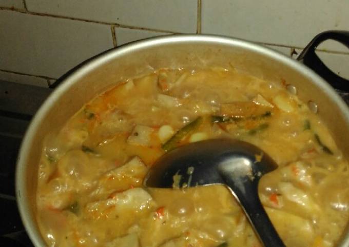 Resep: Sayur Tewel/Nangka Muda Pedas Gampang