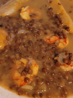 Una foto de Guiso de lentejas hindú con Thermomix