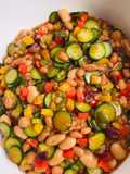 Sweet & sour bean salad #themechallenge