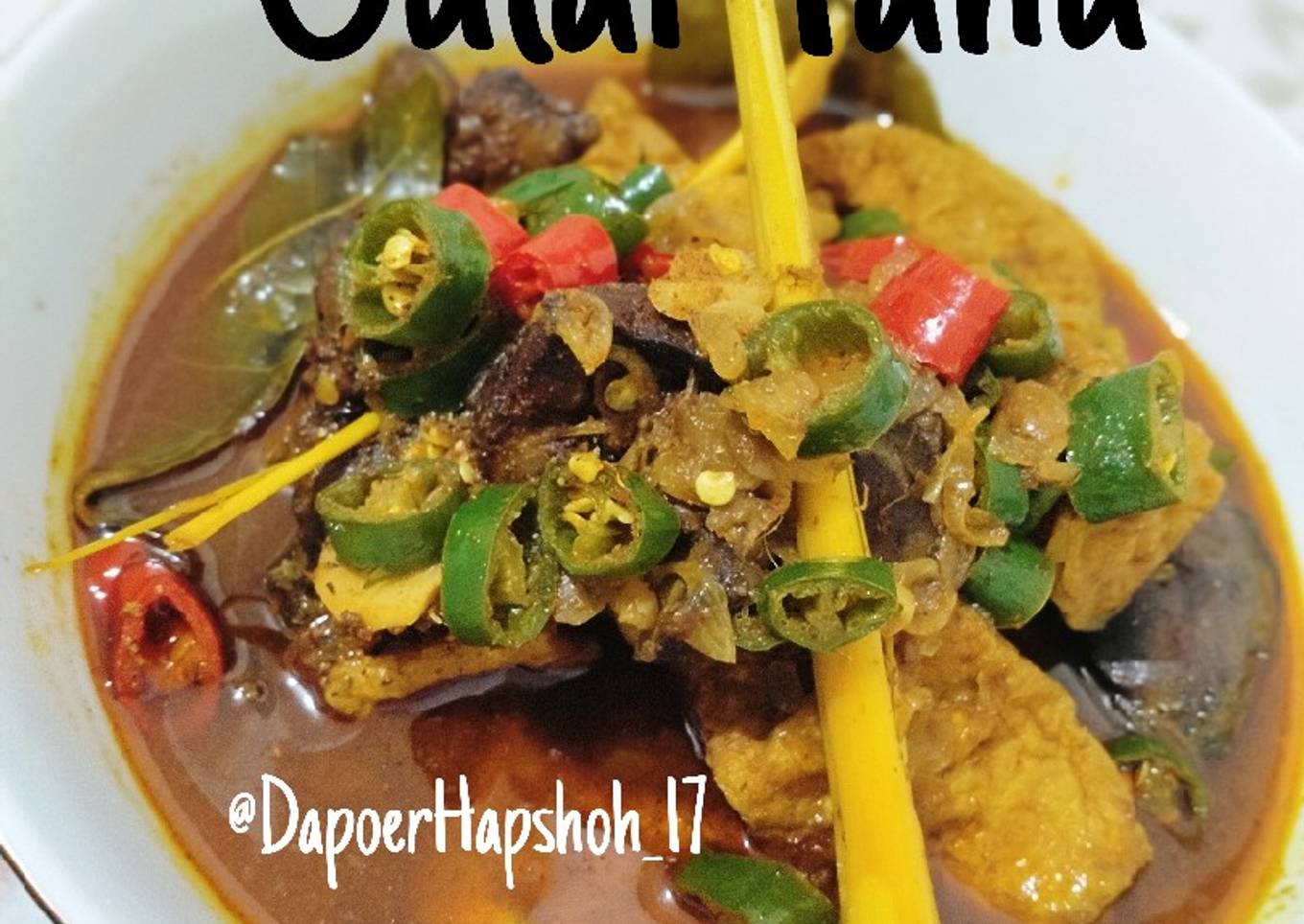 Gulai Tahu Hati Ayam Praktis !!!