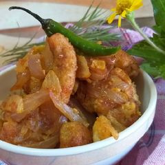 A picture of Garlic honey taro masti.