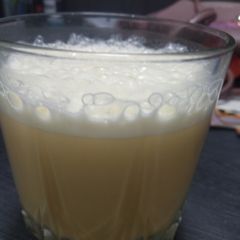 A picture of Badam kesar shake.