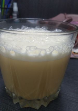 A picture of Badam kesar shake.