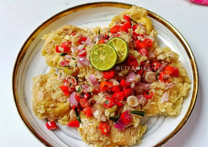 Resep Tahu Geprek Sambal Matah Oleh Liyanify Cookpad